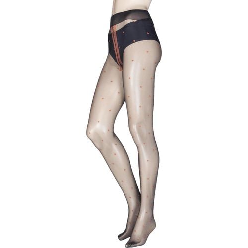 Pair Anguria Spotted Tights Ladies Medium - Trasparenze - Modalova