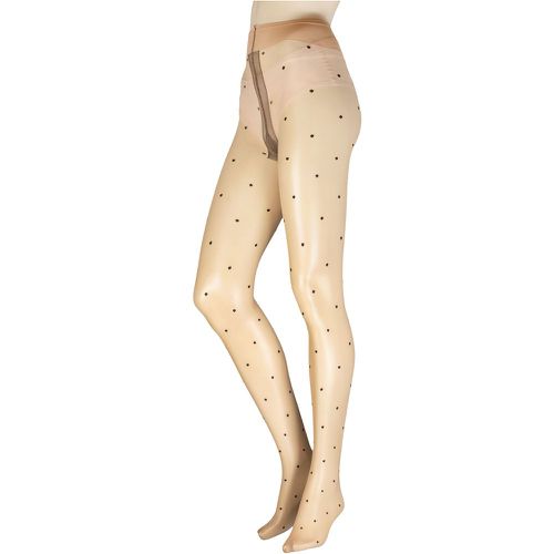 Women's 1 Pair Anguria Spotted Tights Cosmetic Small - Trasparenze - Modalova