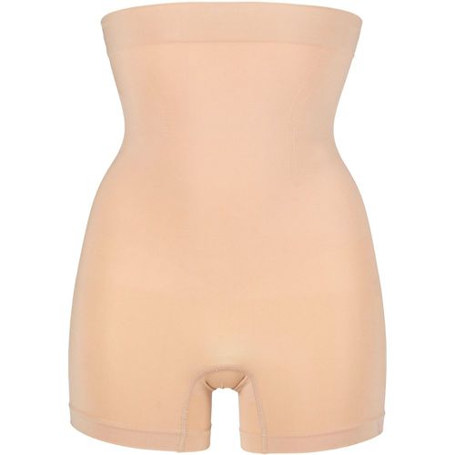 Ladies 1 Pack Powerlite Hi Waisted Shortie Underwear Rose Beige UK 8-10 - Ambra - Modalova