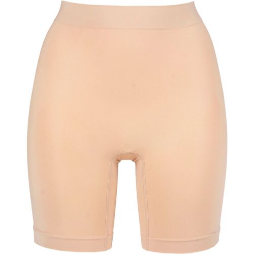 Ladies 1 Pack Ambra Powerlite Thigh Shaper Short Underwear Rose Beige UK 14-16 - SockShop - Modalova