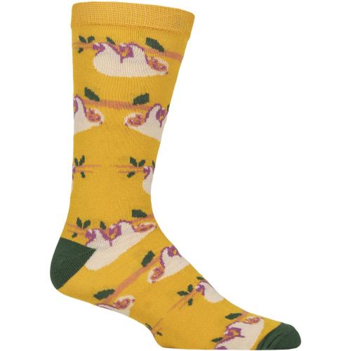 Mens and Women's 1 Pair Fair Trade Sloths Bamboo Socks Sloths UK 7-12 - Shared Earth - Modalova