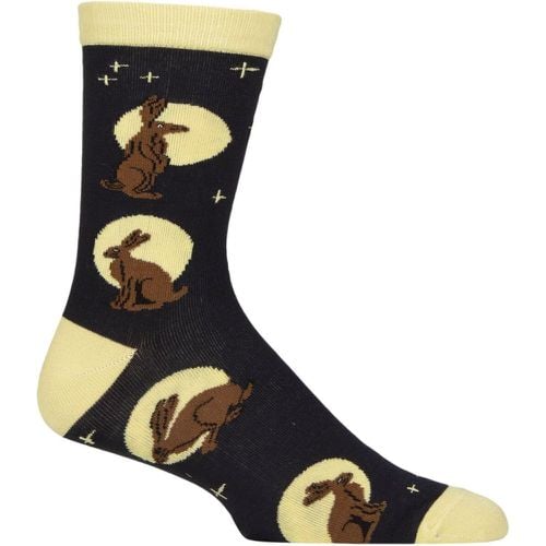 Mens and Women's 1 Pair Shared Earth Fair Trade Hares and Moon Bamboo Socks Hares and Moon UK 3-7 - SockShop - Modalova