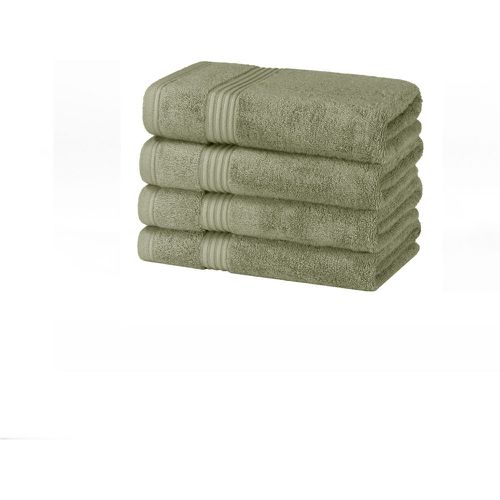 Lazy Panda 1 Premium Bamboo 700GSM Super Soft Hand Towel Sage 50cm x 90cm - SockShop - Modalova