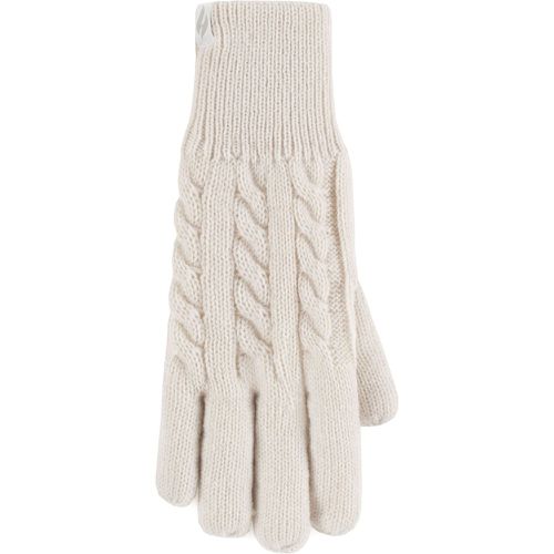 Women's 1 Pair SOCKSHOP Willow Cable Gloves S/M - Heat Holders - Modalova