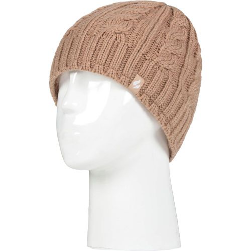 Women's 1 Pack 4.7 Tog Heatweaver Yarn Hat Beige One Size - Heat Holders - Modalova