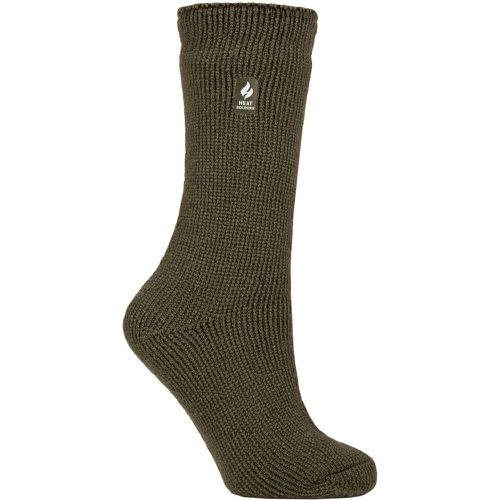 Women's 1 Pair SOCKSHOP Original 2.3 TOG Thermal Socks Olive 4-8 Women's - Heat Holders - Modalova