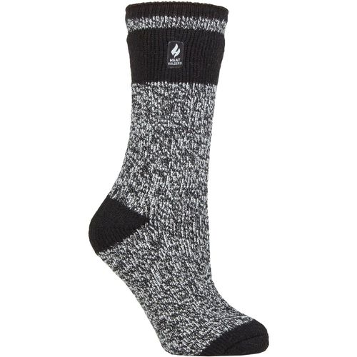 Women's 1 Pair SOCKSHOP 2.3 TOG Patterned Thermal Socks Sydney Block Stripe 4-8 Ladies - Heat Holders - Modalova