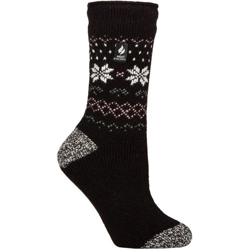 Women's 1 Pair SOCKSHOP 2.3 TOG Patterned Thermal Socks Fairisle Band 4-8 - Heat Holders - Modalova