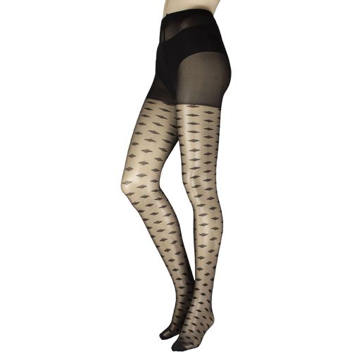 Women's 1 Pair Sheer Diamond Tights S/M - Charnos - Modalova