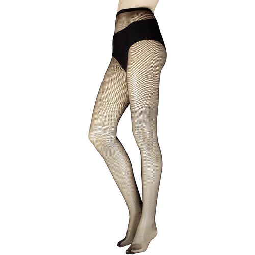 Women's 1 Pair Spot Net Backseam Tights Small / Medium - Charnos - Modalova