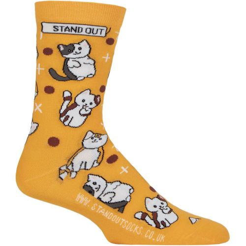 Pair Cats Cotton Socks Cats 3-7 - Stand Out Socks - Modalova