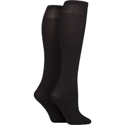 Women's 2 Pair 50 Denier Plus Size Knee Highs One Size - Charnos - Modalova