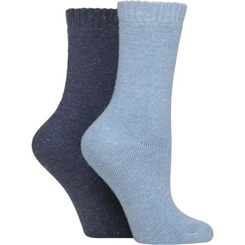 Women's 2 Pair Glenmuir Fully Cushioned Thermal Boot Socks Light 4-8 Women's - SockShop - Modalova