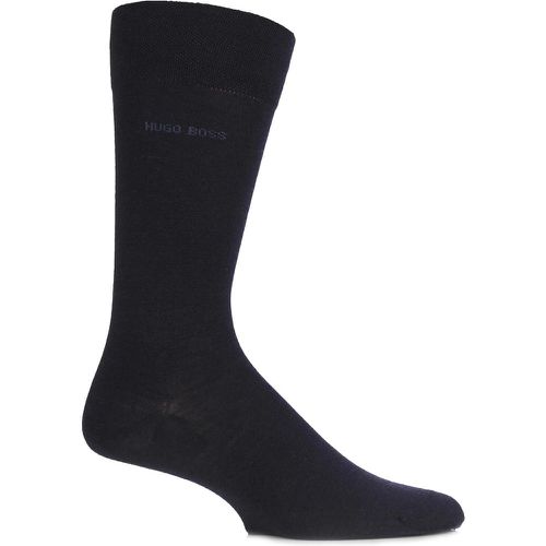 Pair Dark BOSS William Plain Merino Wool Socks Men's 8.5-9.5 Mens - Hugo Boss - Modalova