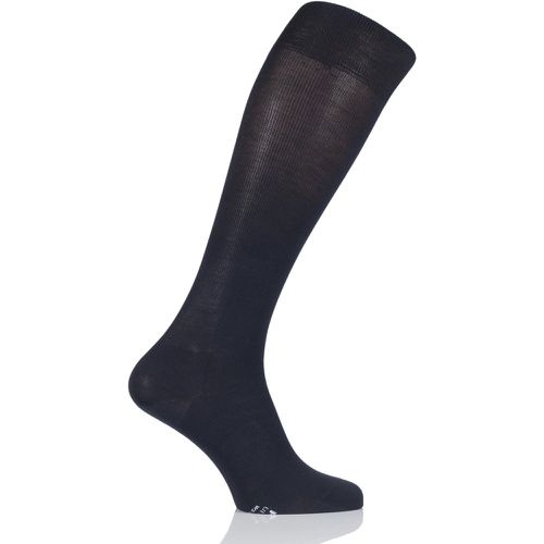 Pair Navy Ultra Energising Cotton Compression Socks Men's 8.5-9.5 Mens (Calf Width 36-40cm) - Falke - Modalova