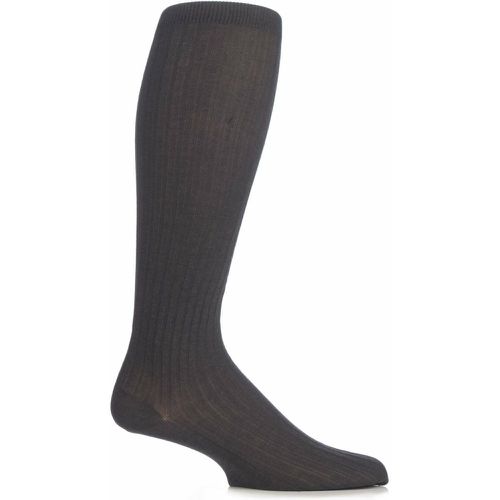 Pair Charcoal Merino Wool Rib Knee High Socks Men's 7.5-9.5 Mens - Pantherella - Modalova