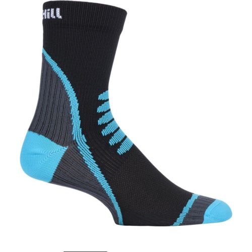 Pair Black / Grey 3 Layer Cycling Socks Unisex 5.5-8 Unisex - Uphill Sport - Modalova