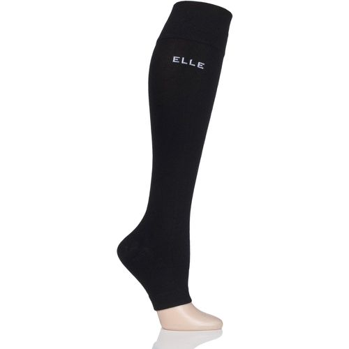 Pair Milk Compression Open Toe Socks Ladies Small - Elle - Modalova