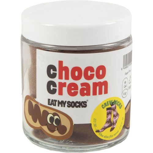 Pair Choco Cream Cotton Socks Choco Cream One Size - EAT MY SOCKS - Modalova