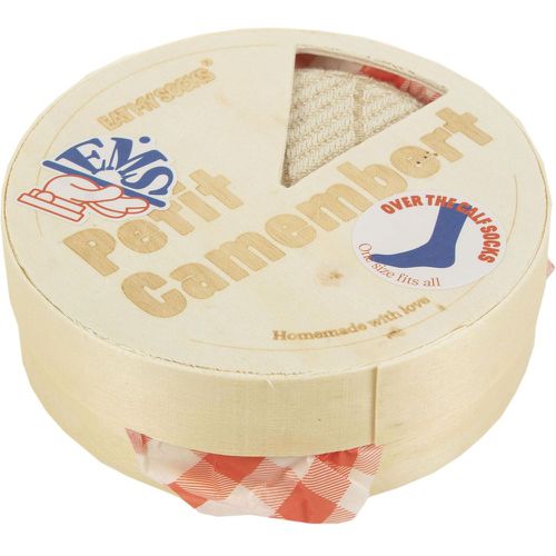 EAT MY SOCKS 1 Pair Cheese Board Cotton Socks Camembert One Size - SockShop - Modalova