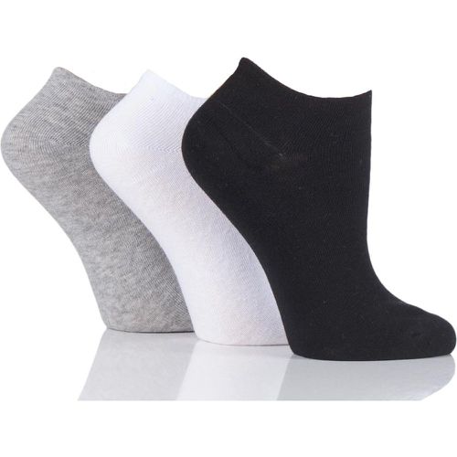 Pair Plain Cotton Secret Socks Ladies 4-8 Ladies - Pringle - Modalova