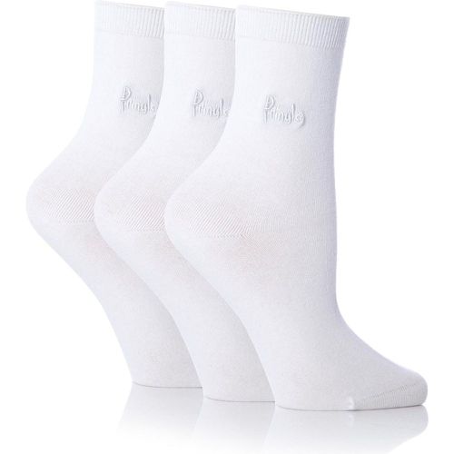 Pair Tiffany Plain Trouser Socks Ladies 4-8 Ladies - Pringle - Modalova