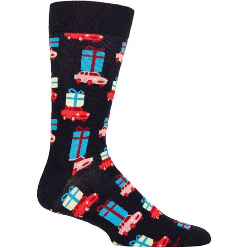 Mens and Ladies 1 Pair Holiday Shopping Socks Multi 7.5-11.5 Unisex - Happy Socks - Modalova