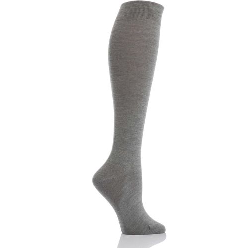 Pair Shetland Soft Merino Wool Knee High Socks Ladies 4-5 Ladies - Falke - Modalova