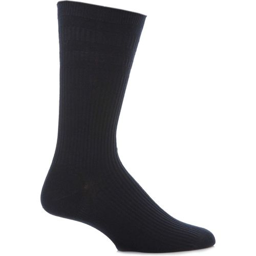 Pair Navy Original Cotton Softop Socks Men's 11-13 Mens - HJ Hall - Modalova