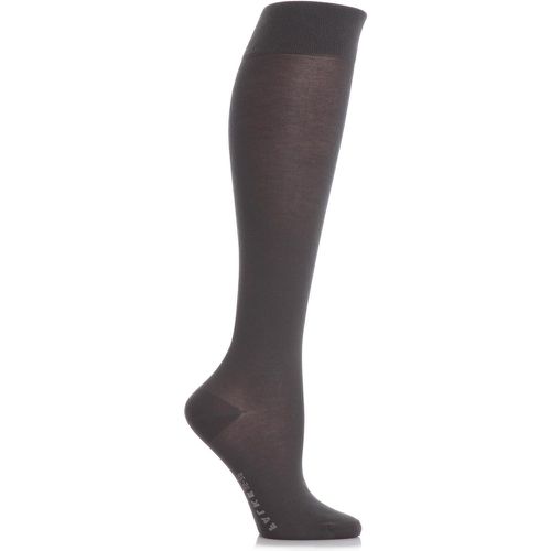 Pair Platinum Cotton Touch Knee High Socks Ladies 5.5-8 Ladies - Falke - Modalova