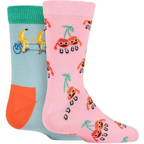 Kids 2 Pair Fruit Mates Socks Multi 2-3 Years - Happy Socks - Modalova