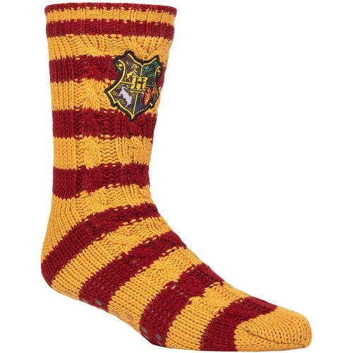 Mens and Ladies 1 Pair SOCKSHOP Harry Potter Chunky Cable Lined Slipper Socks Assorted 4-8 Ladies - Film & TV Characters - Modalova