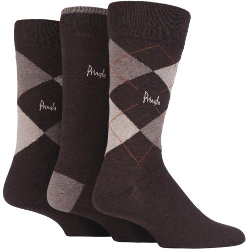 Pair New Waverley Argyle Patterned and Plain Socks Men's 7-11 Mens - Pringle - Modalova