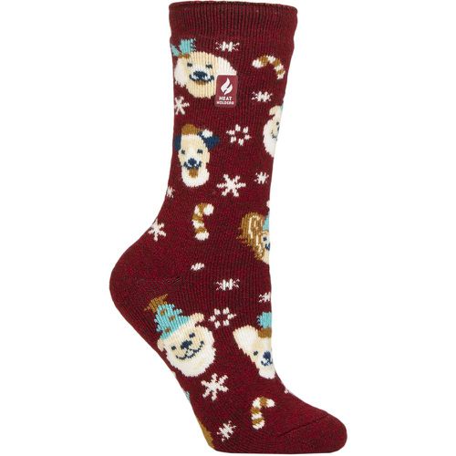 Women's 1 Pair SOCKSHOP Lite Christmas Socks Pawfect Christmas 4-8 - Heat Holders - Modalova