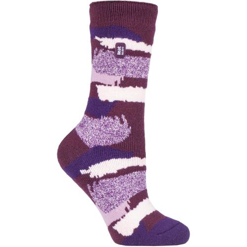 Women's 1 Pair SOCKSHOP 1.6 TOG Lite Patterned and Striped Socks Terraform 4-8 Ladies - Heat Holders - Modalova