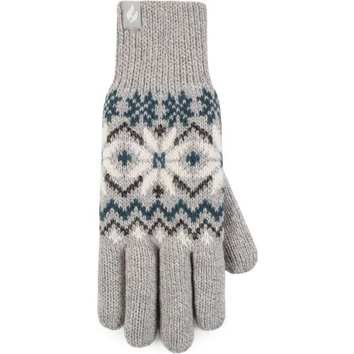 Ladies 1 Pack SOCKSHOP Avens Patterned Gloves Light S/M - Heat Holders - Modalova