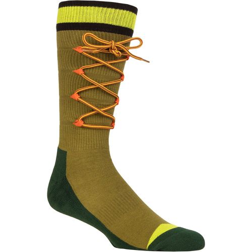 Happy Socks 1 Pair Lace Up Combed Cotton Hiking Socks 4-7 Unisex - SockShop - Modalova