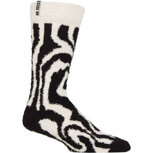 Happy Socks 1 Pair Fluffy Zebra Patterned Socks Zebra 4-7 Unisex - SockShop - Modalova
