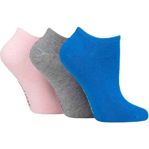 Women's 3 Pair Bamboo Trainer Socks with Smooth Toe Seams Blue Sky 4-8 Ladies - SockShop - Modalova