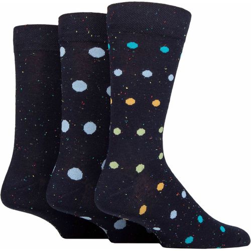 Mens 3 Pair Speckled Bamboo Socks Navy Spot 7-11 Mens - SockShop - Modalova