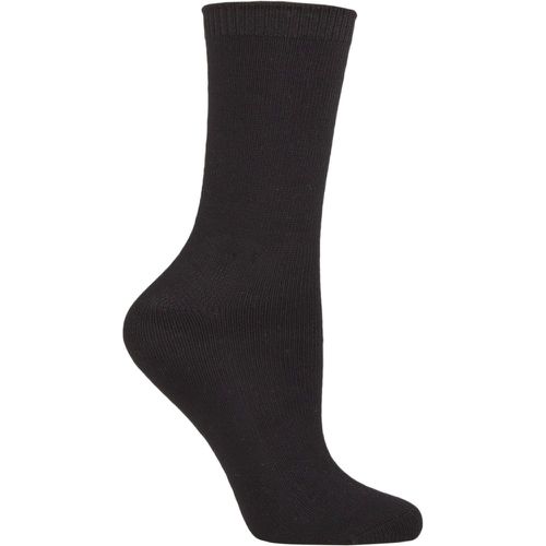 Women's 1 Pair Colour Burst Leisure Weight Bamboo Socks 4-8 Ladies - Lazy Panda - Modalova