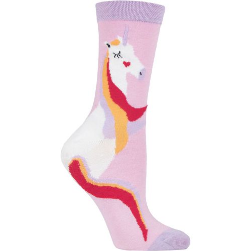 Mens and Women's SOCKSHOP 1 Pair Bamboo Fun & Novelty Socks Unicorn 4-8 Ladies - Lazy Panda - Modalova