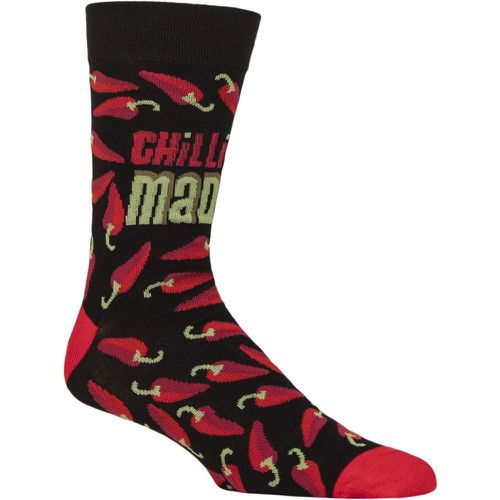 Mens and Women's SOCKSHOP 1 Pair Bamboo Fun & Novelty Socks Chilli Mad 12-14 Mens - Lazy Panda - Modalova