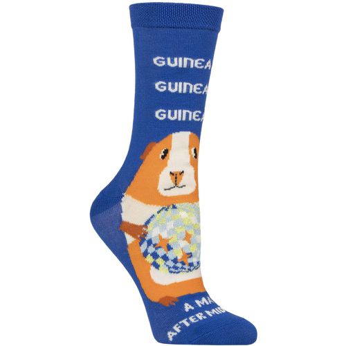 Mens and Women's SOCKSHOP 1 Pair Bamboo Fun & Novelty Socks Guinea Guinea Guinea 4-8 - Lazy Panda - Modalova