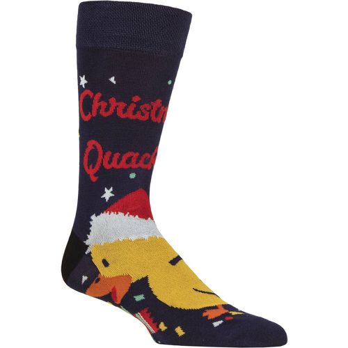 Mens and Women's SOCKSHOP 1 Pair Bamboo Fun & Novelty Socks Christmas Quackers 7-11 - Lazy Panda - Modalova