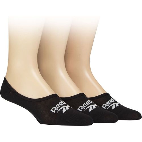 Mens and Ladies 3 Pair Essentials Cotton Ped Socks 4.5-6 UK - Reebok - Modalova