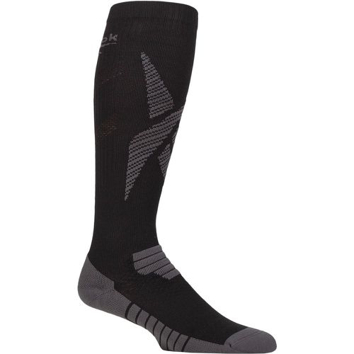 Mens and Ladies 1 Pair Technical Recycled Long Technical Compression Running Socks 2.5-3.5 UK - Reebok - Modalova
