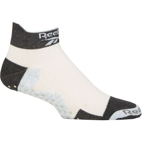 Mens and Ladies 1 Pair Technical Cotton Ankle Technical Yoga Socks / Black 6.5-8 UK - Reebok - Modalova