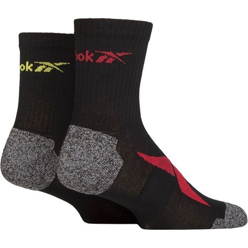 Mens and Women's 2 Pair Technical Recycled Ankle Technical Running Socks 4.5-6 UK - Reebok - Modalova