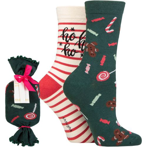 Women's 2 Pair Joya Christmas Sweets Bamboo Gift Bagged Socks Multi 4-7 - Thought - Modalova